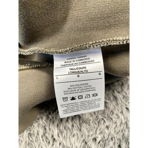 Nike Tech Fleece Pullover Hoodie Size Large TALL Men Light Army Green HJ0681-320 - Picture 5 of 7